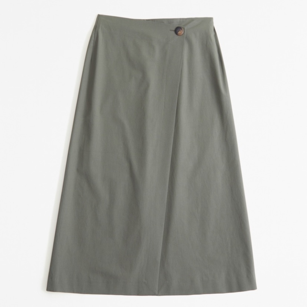 Poplin Wrap Mini Skirt - NWT